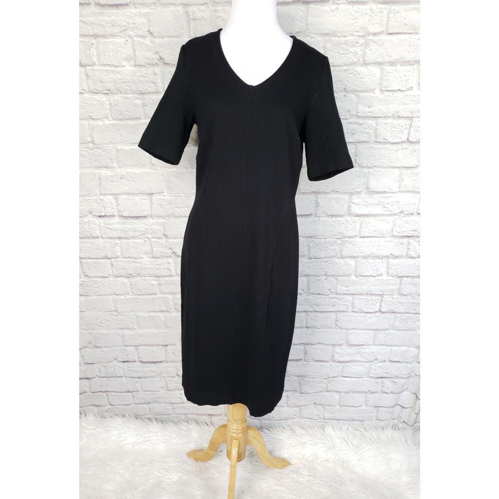 Cabi Claire Black Ponte Sheath Dress Style 3101 Size 6